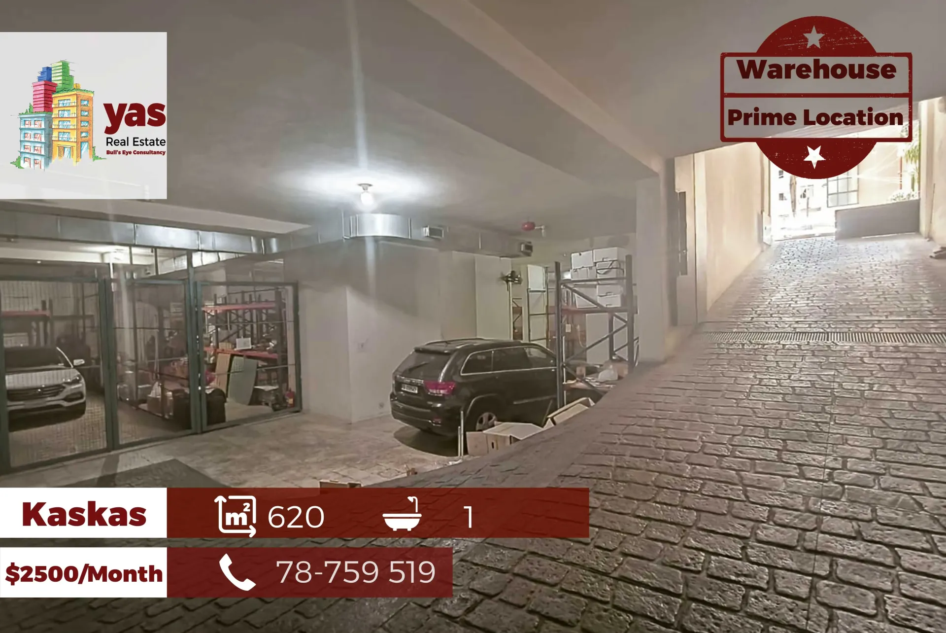 Warehouse for Rent in Kaskas