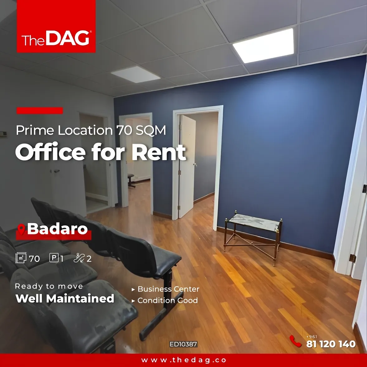 Office for rent in Badaro, Beirut, Lebanon