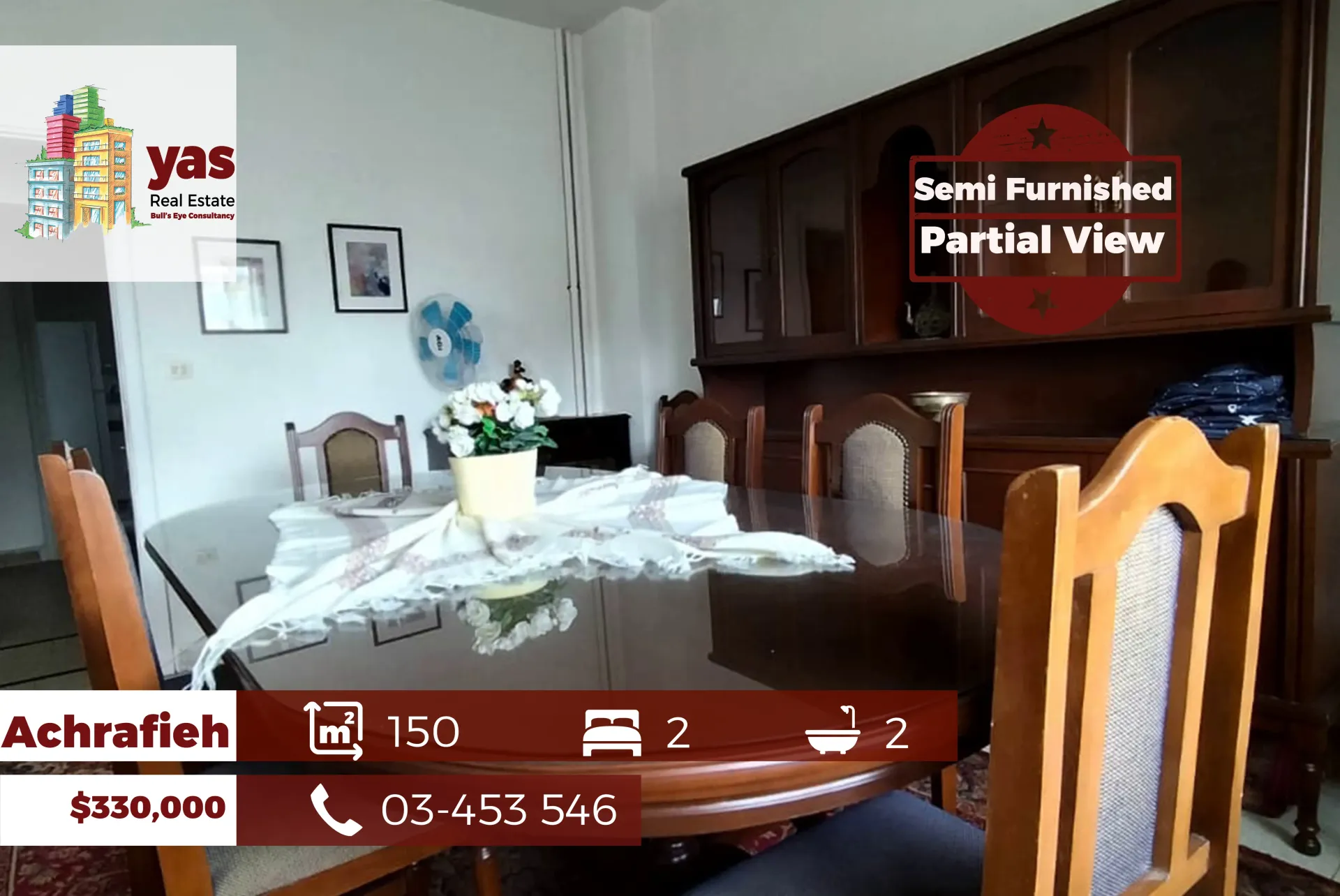 Apartment for Sale in Achrafieh
