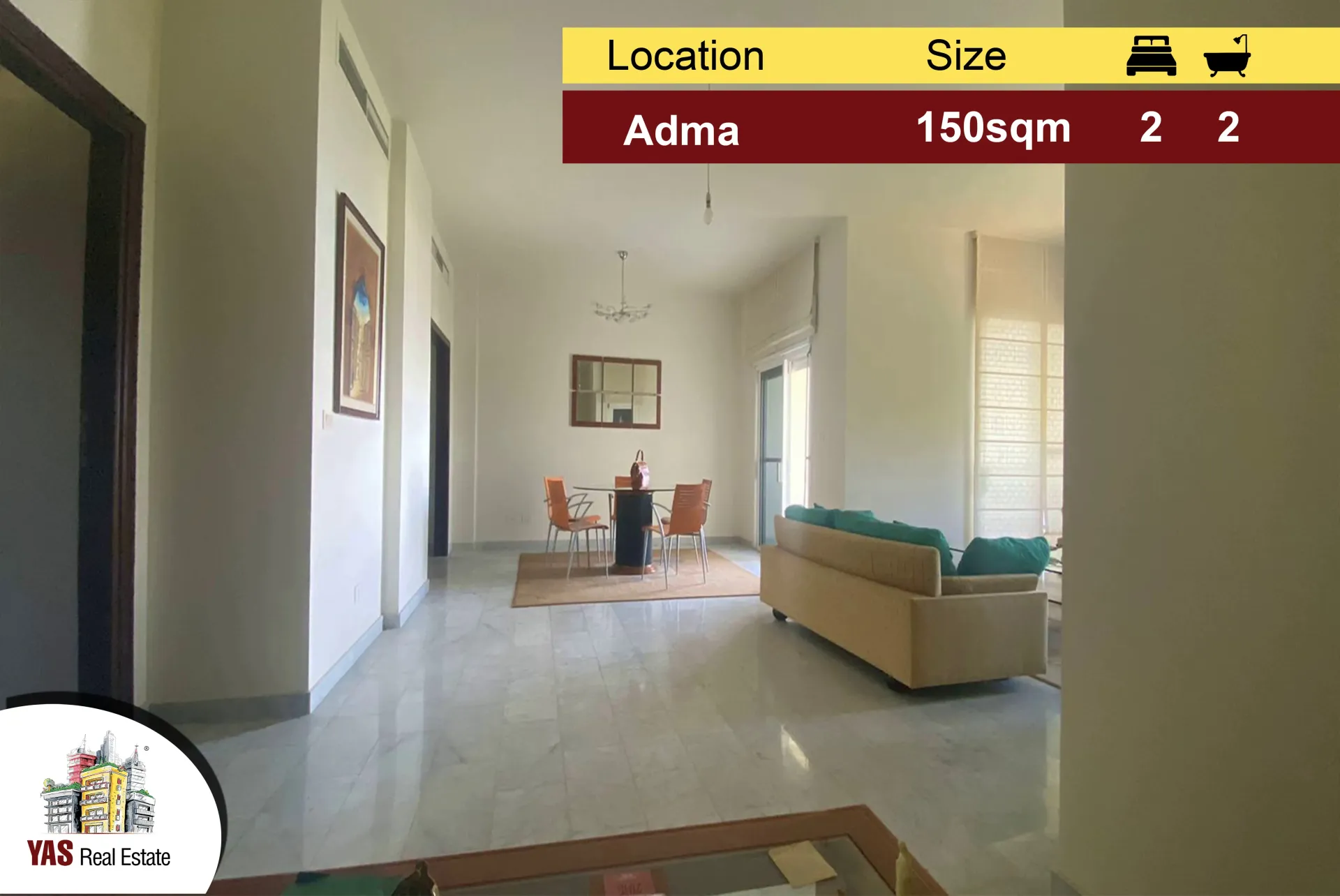 Apartment for Sale in Adma - 2 bed, 2 bath