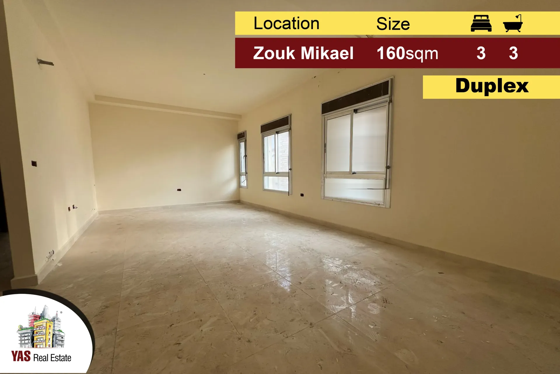 Apartment for Sale in Zouk Mikael