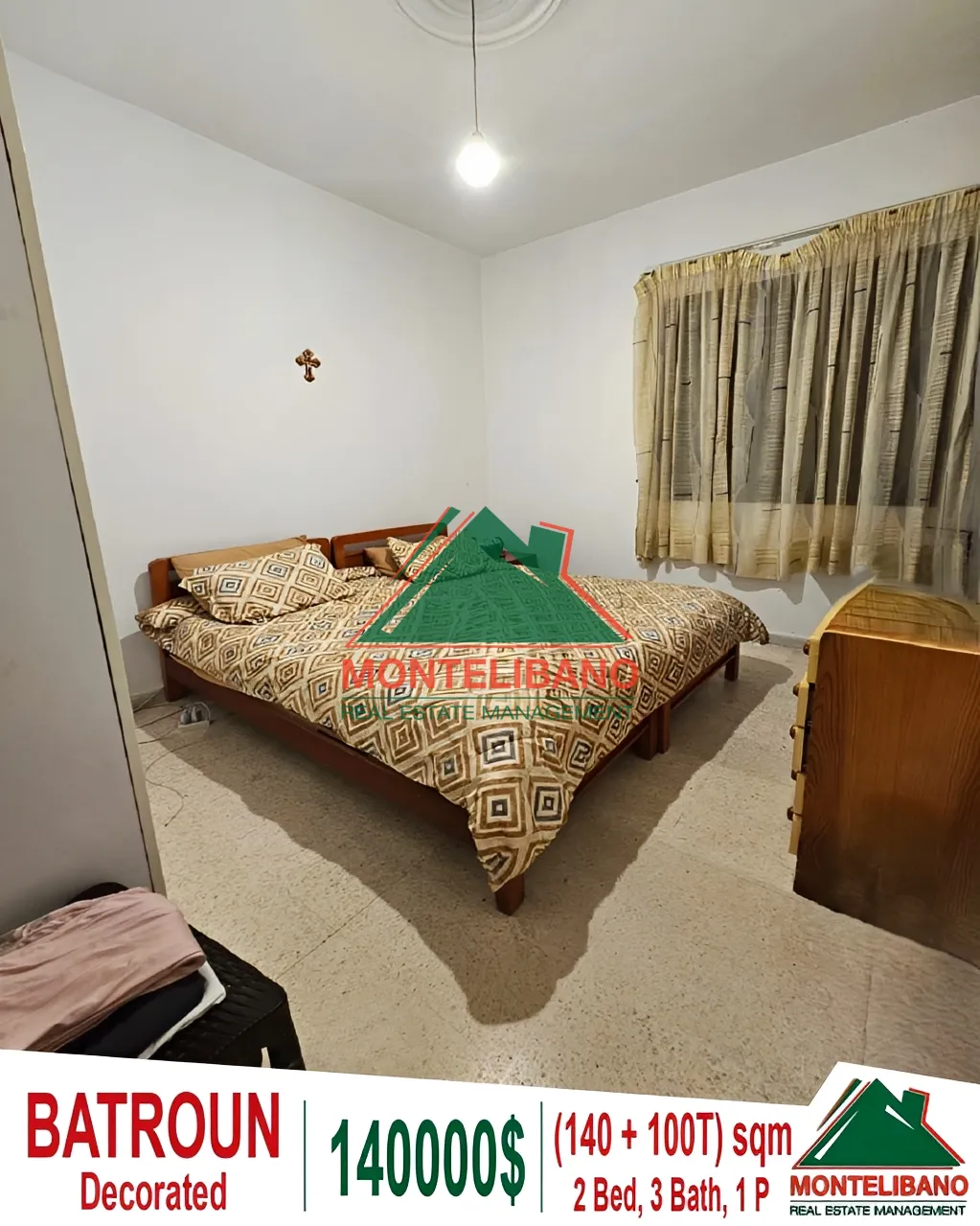 Apartment for Sale in Batroun, Lebanon - 3 bed, 2 bath