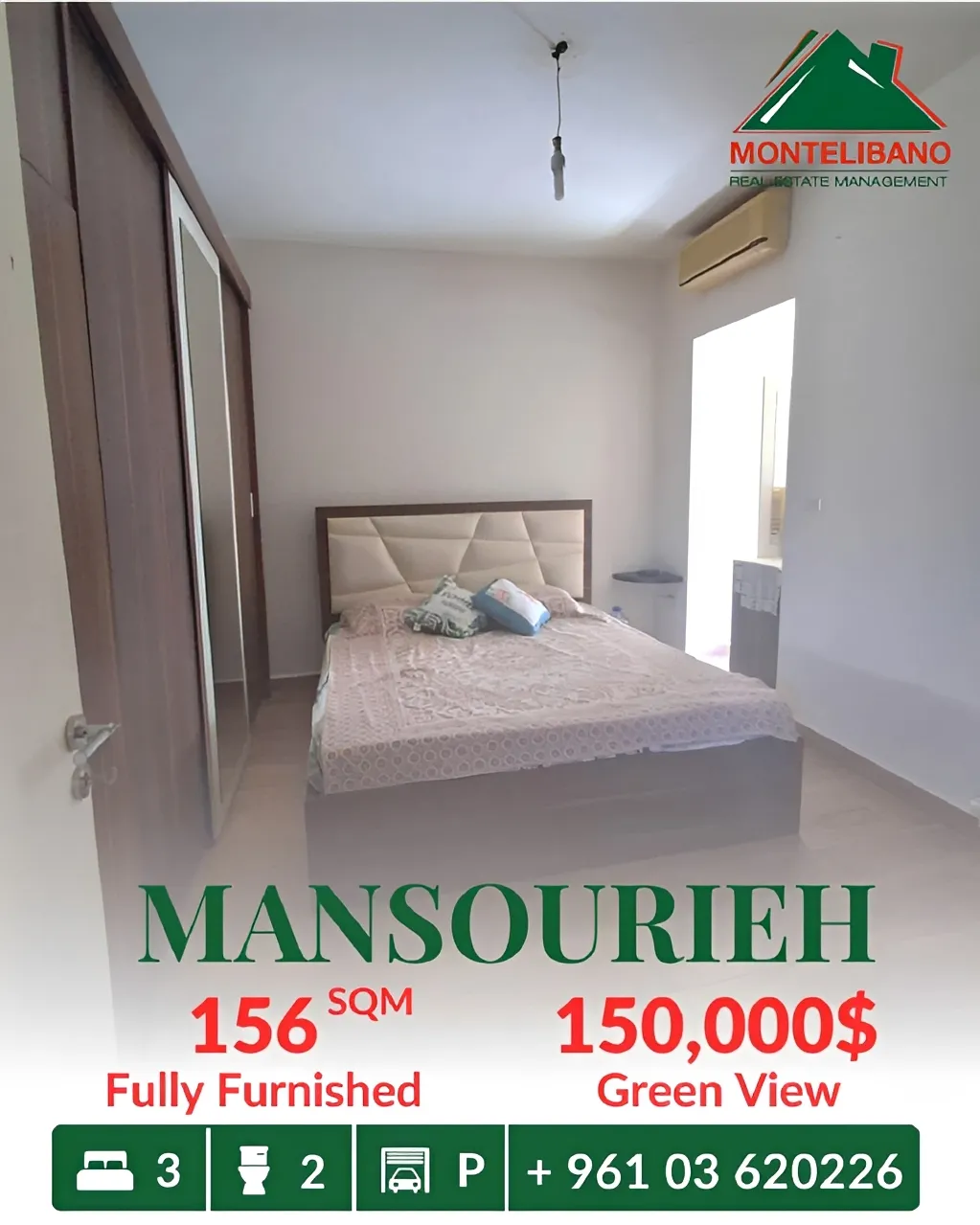 Apartment for sale in Mansourieh, Lebanon