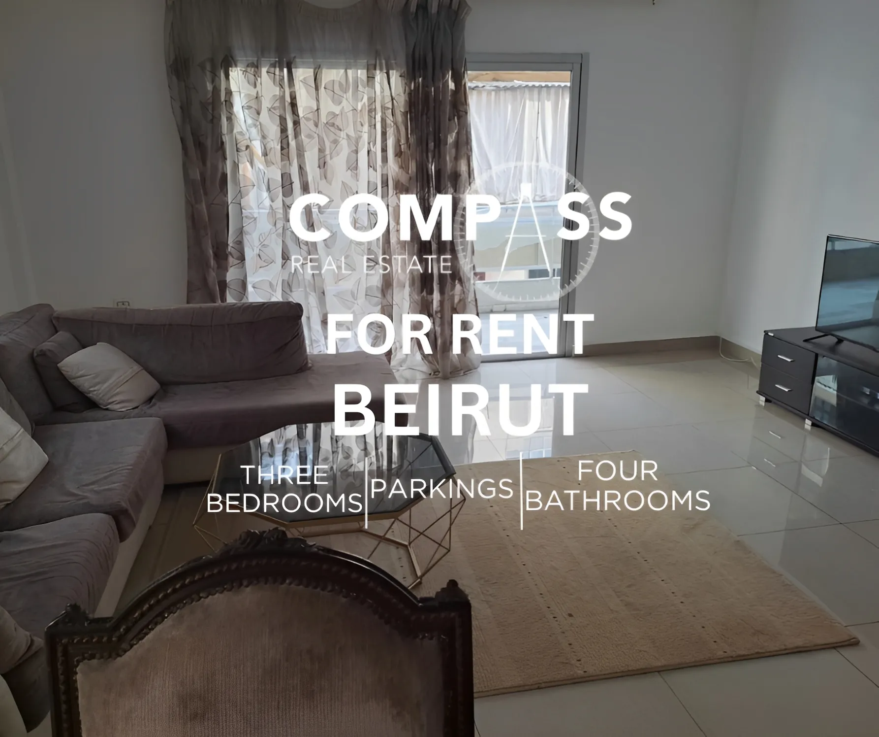 Apartment for Rent in Beirut, Lebanon - 3 bed, 4 bath