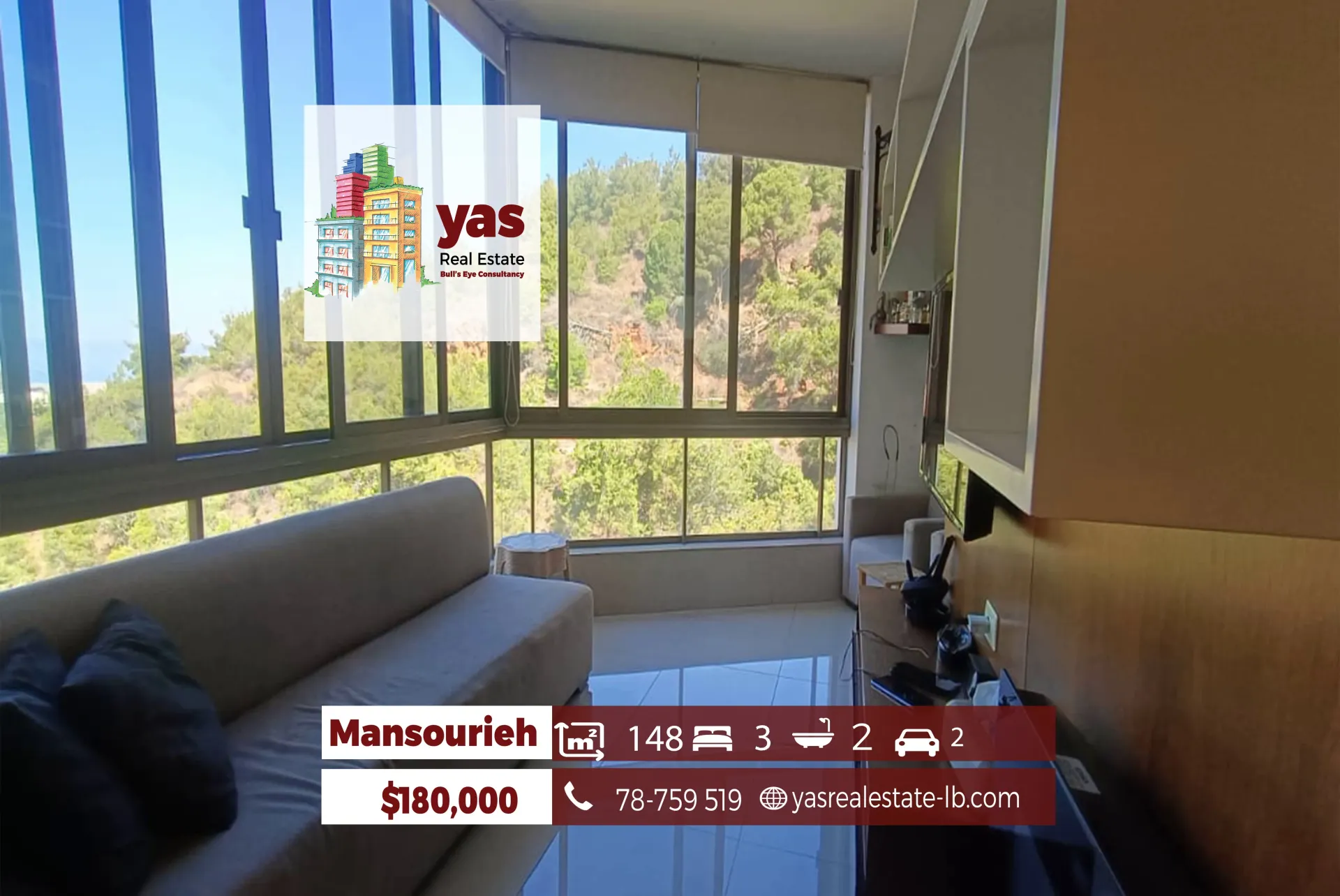 Apartment for Sale in Mansourieh