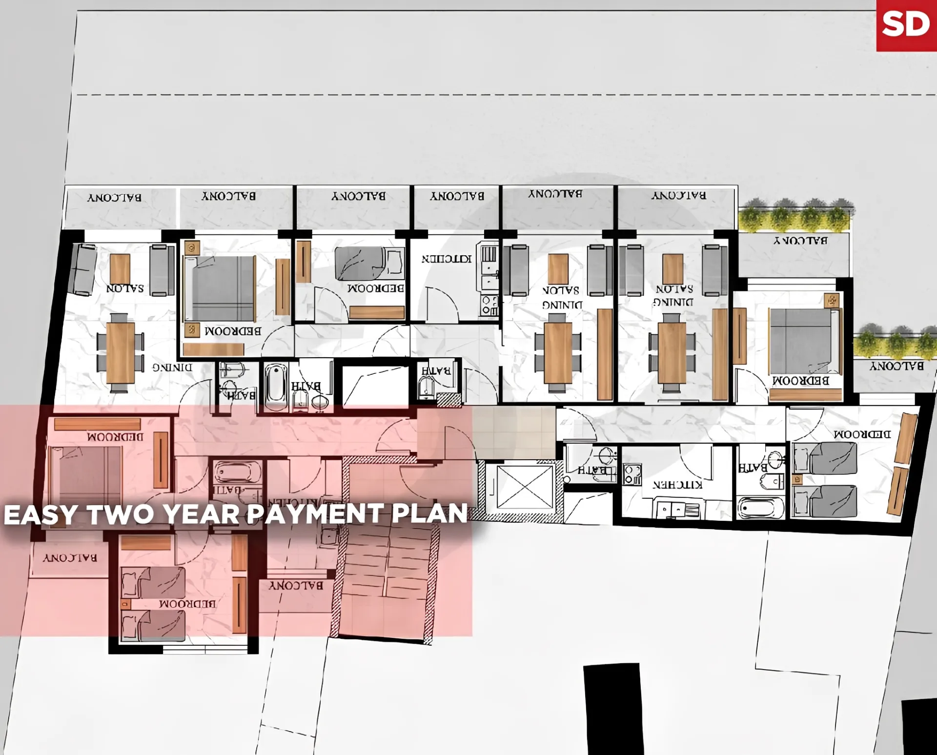 Apartment for Sale in Basta, Beirut, Lebanon - 2 bed, 2 bath
