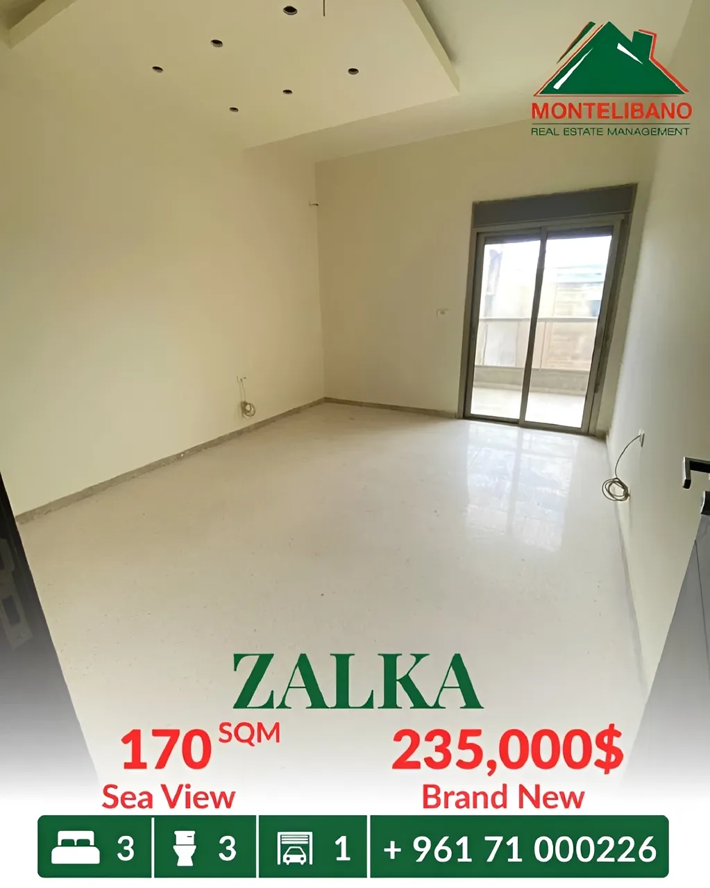 Apartment for sale in Zalqa