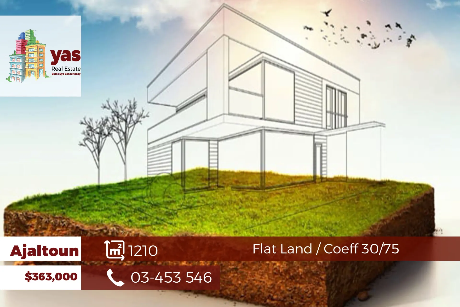 Land for Sale in Ajaltoun