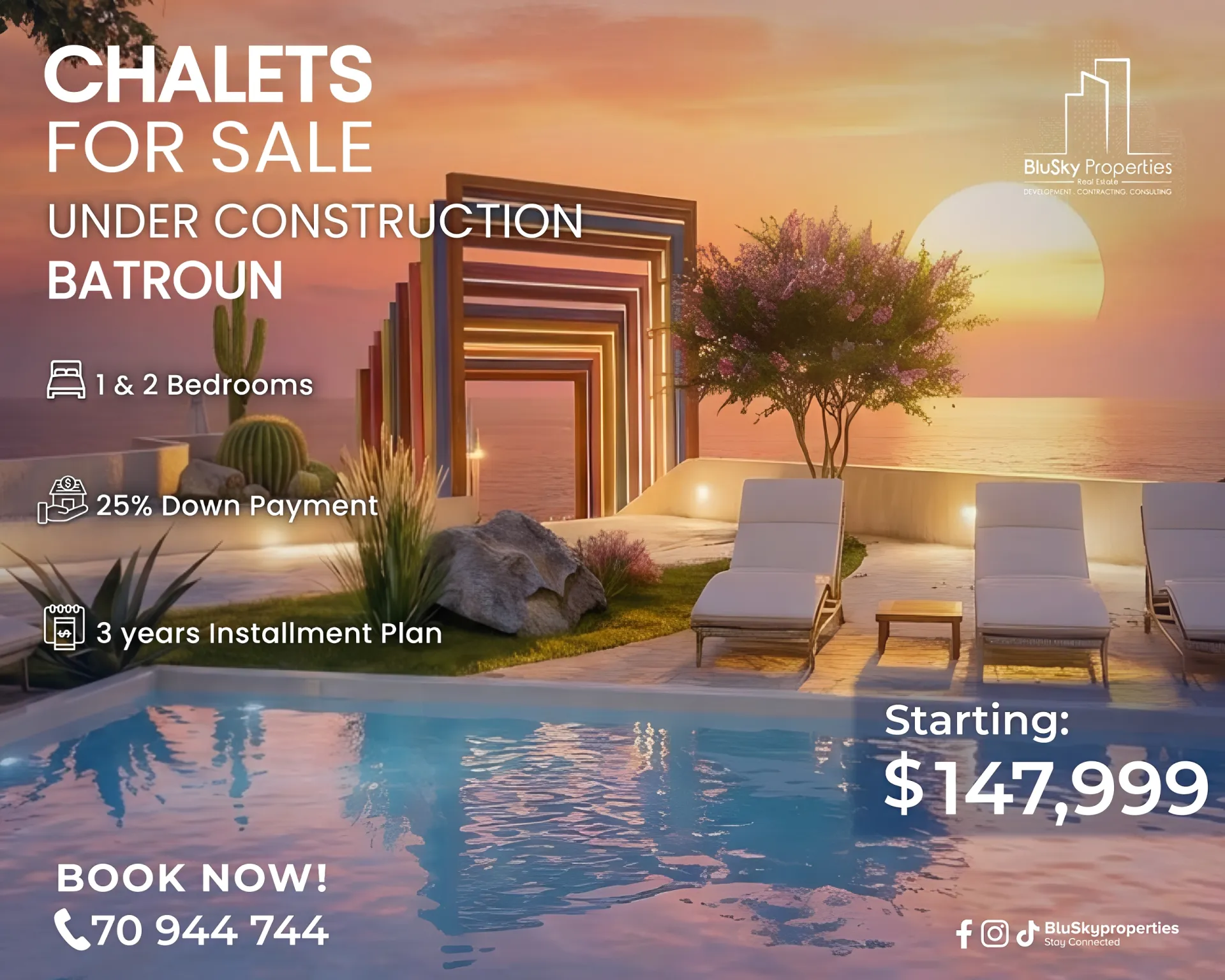 Chalet for sale in Batroun, lebanon - 1 bed, 1.0 bath