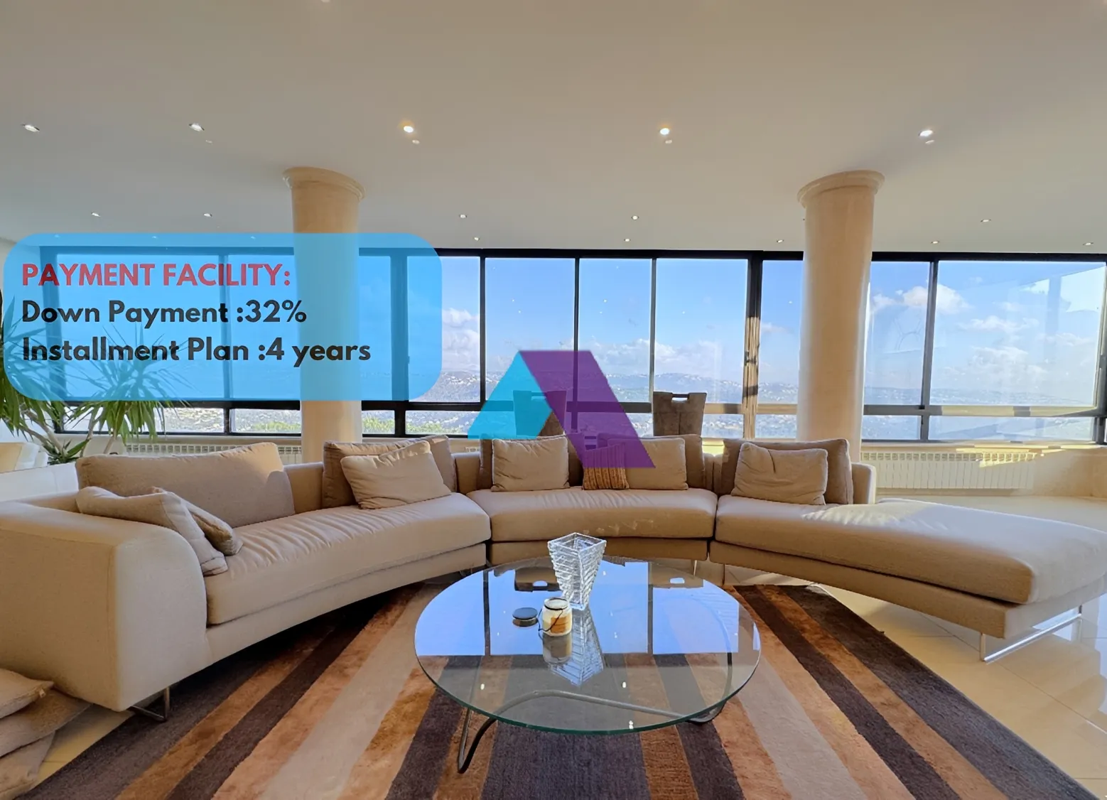 Apartment for Sale in Broummana - 4 bed, 4 bath