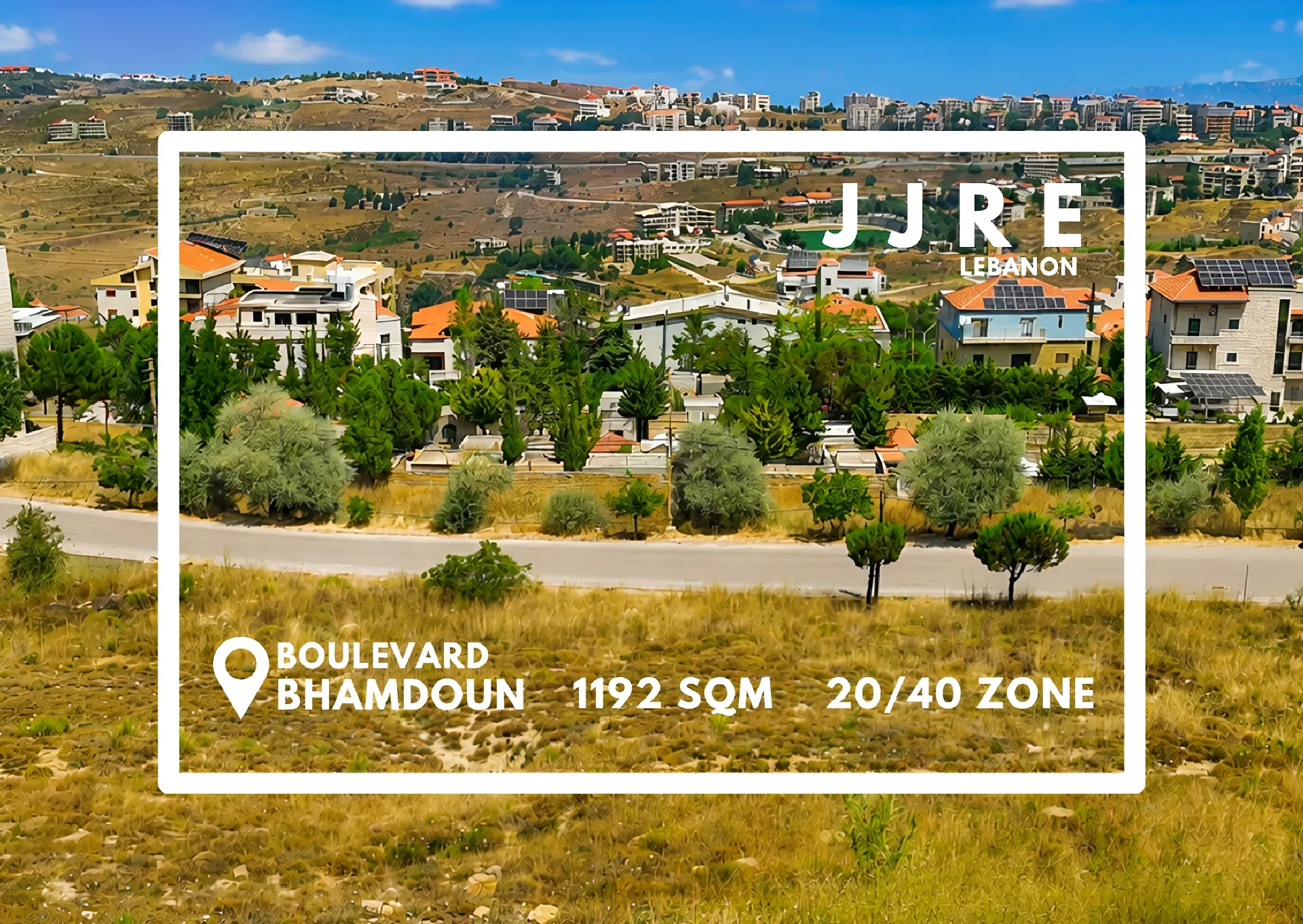 Land for sale in Bhamdoun, lebanon