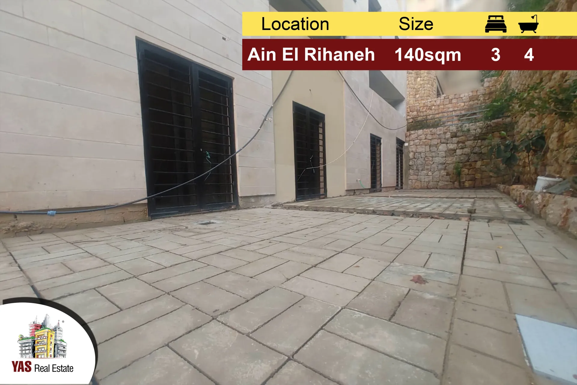 Apartment for Sale in Ain El Rihaneh - 3 bed, 4 bath