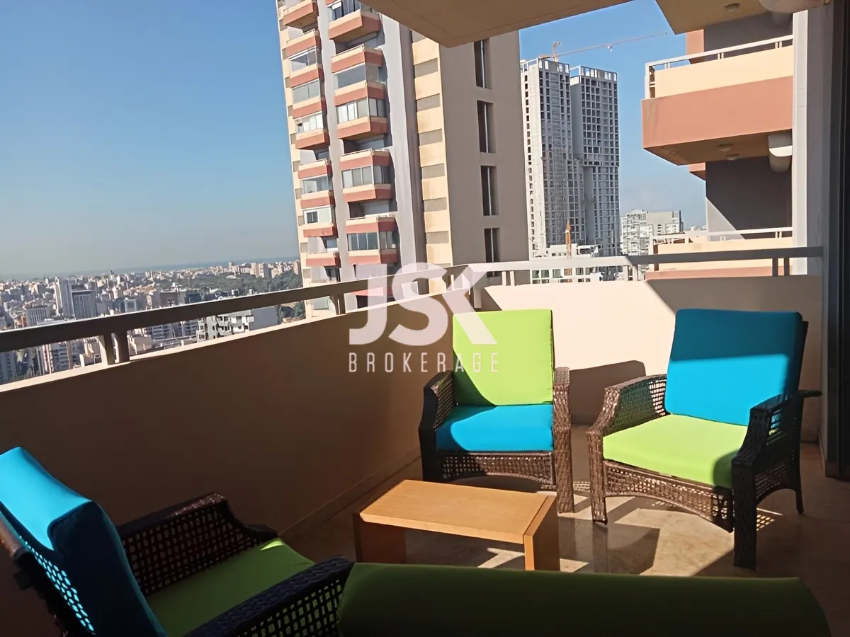 Apartment for Rent in Sassine, Beirut, Lebanon - 2 bed, 3 bath