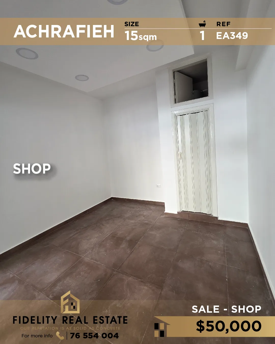 Shop for sale in Achrafieh, Beirut, Lebanon