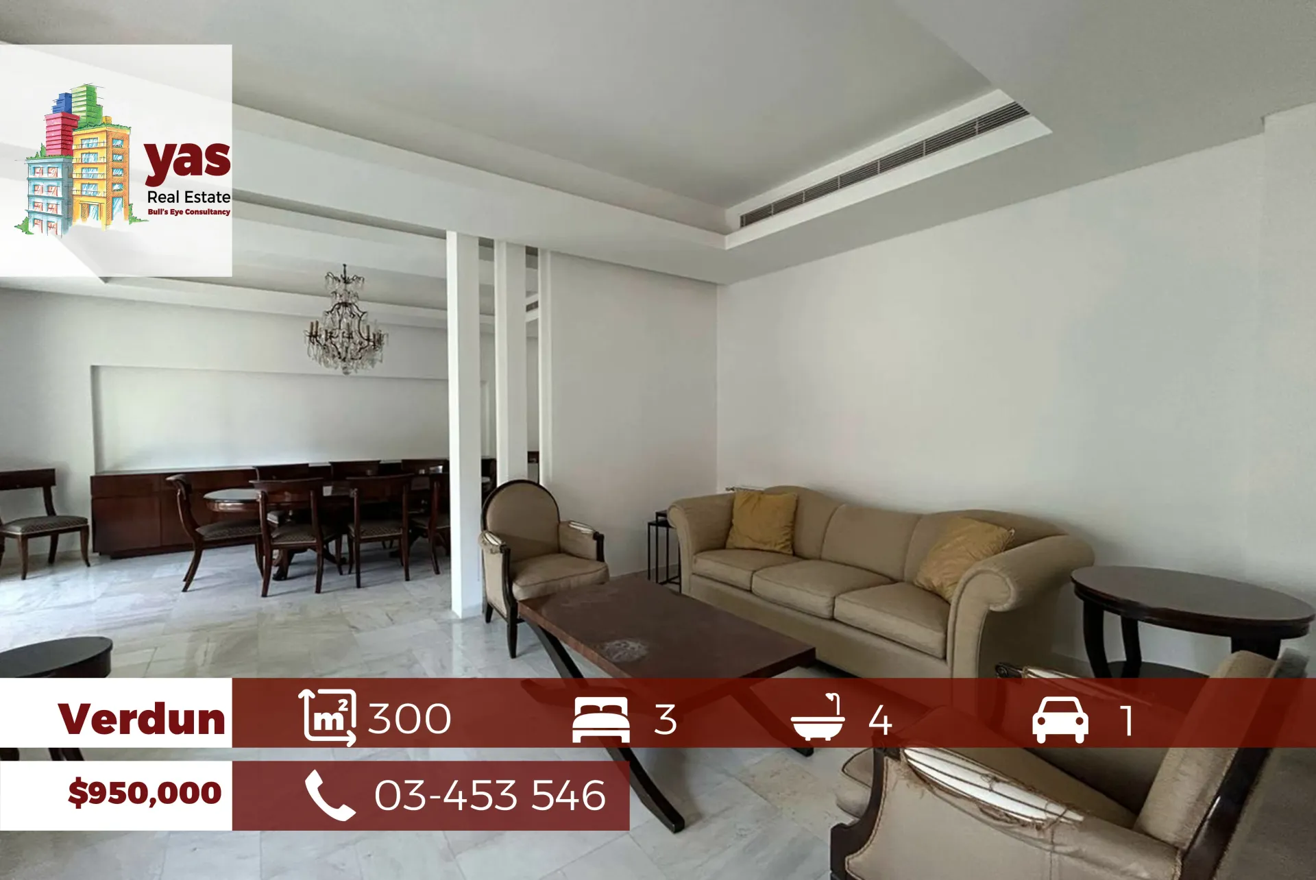 Apartment for Sale in Verdun - 3 bed, 4 bath