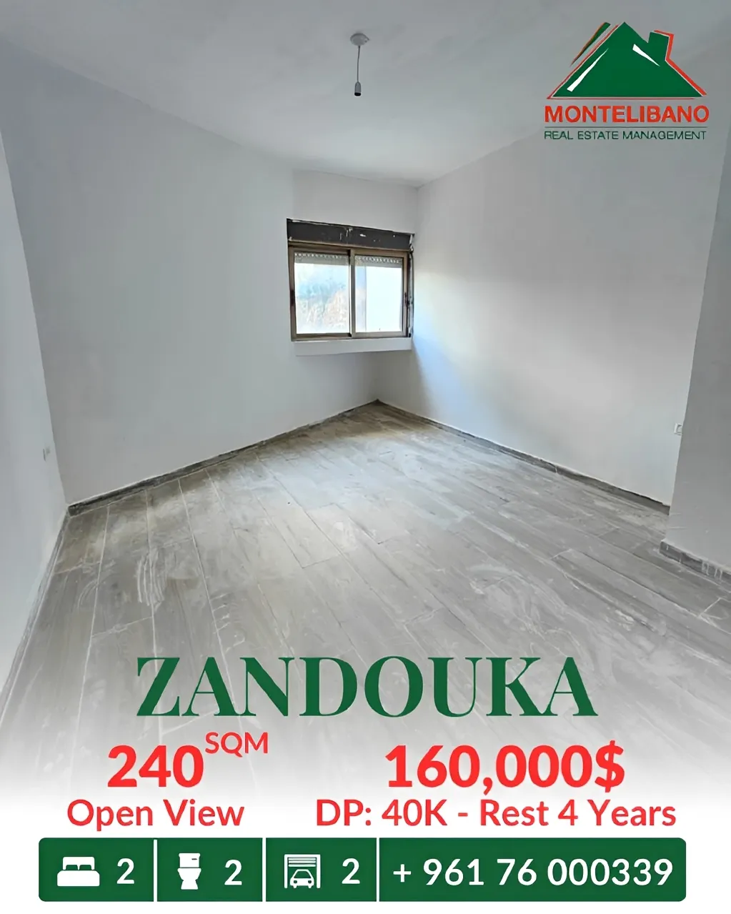 Apartment for sale in Zandouqa, Lebanon