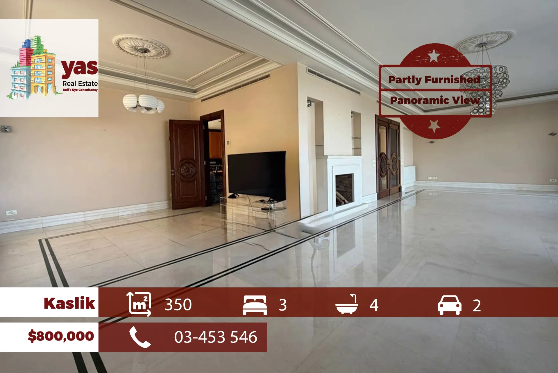 Apartment for Sale in Kaslik