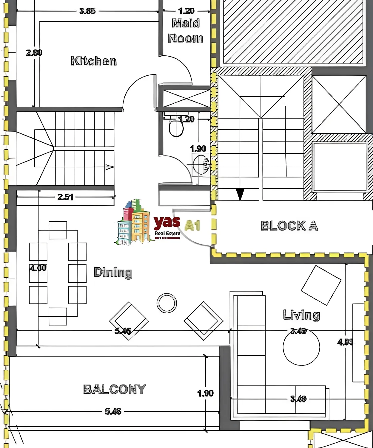 Apartment for Sale in Ballouneh - 2 bed, 3 bath