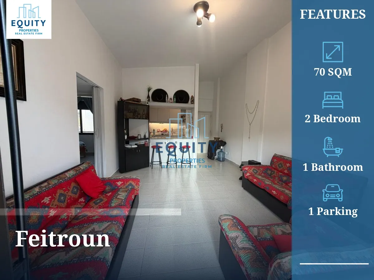 Apartment for sale in Feitroun - 2 bed, 1 bath