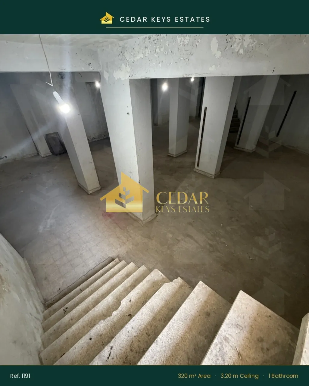 Warehouse for rent in Achrafieh, Beirut, Lebanon