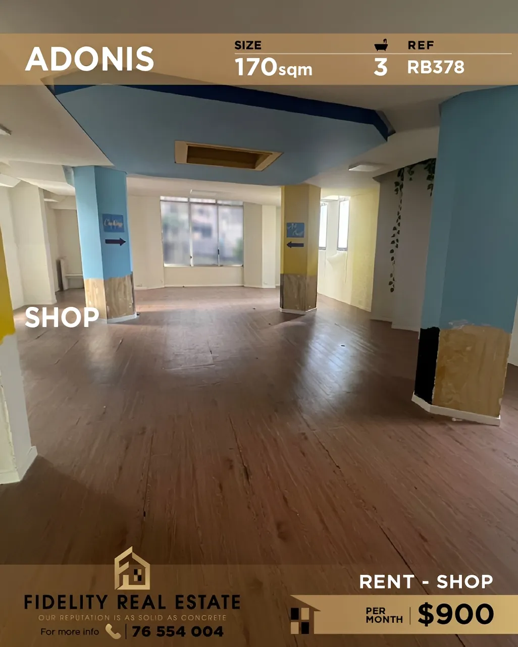 Shop for rent in Adonis, Lebanon