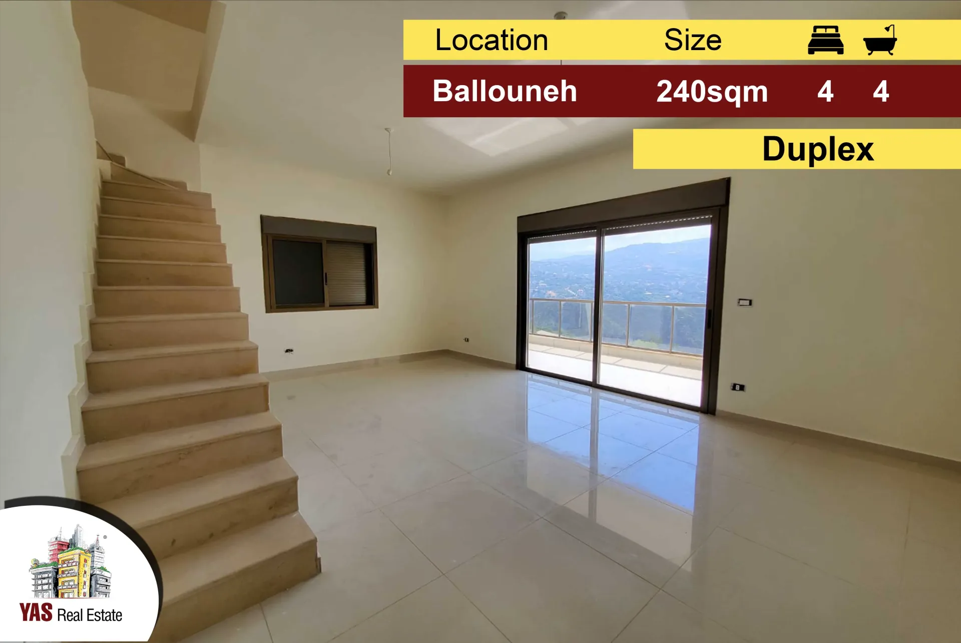Apartment for Sale in Ballouneh