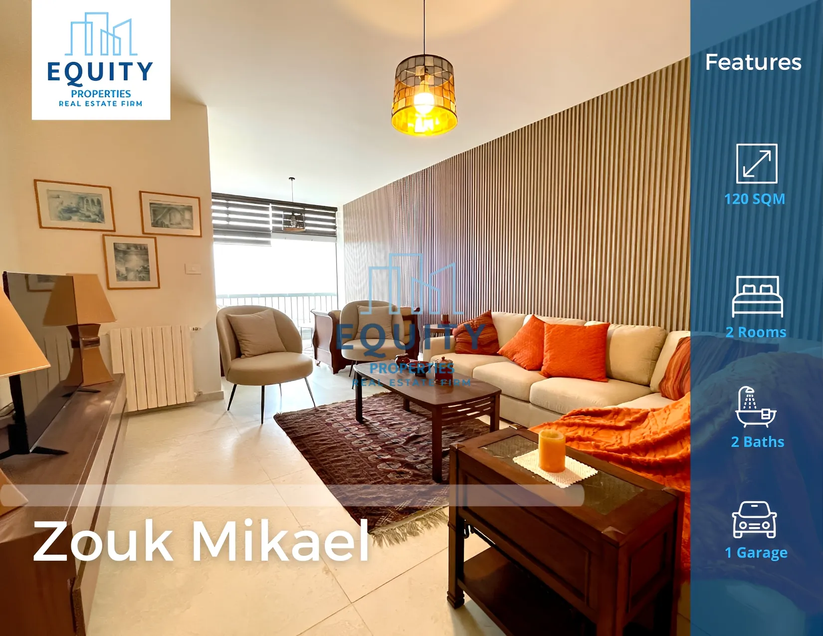 Apartment for Sale in Zouk Mkayel - 2 bed, 2 bath
