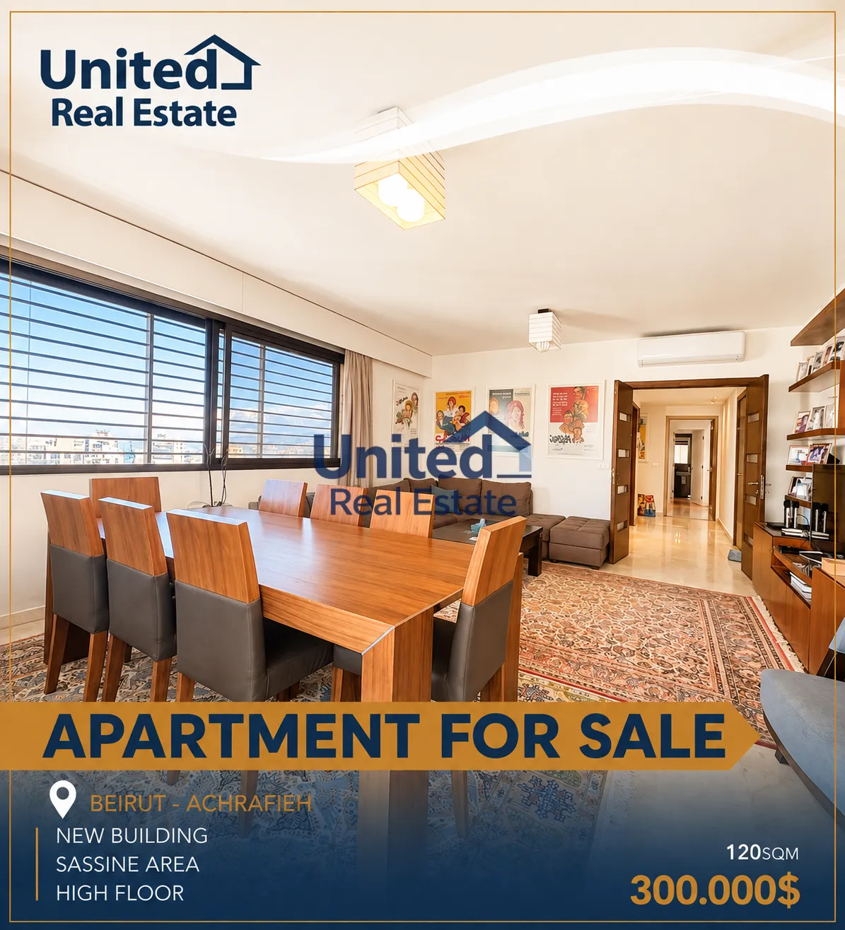 Apartment for sale in Achrafieh, beirut, lebanon