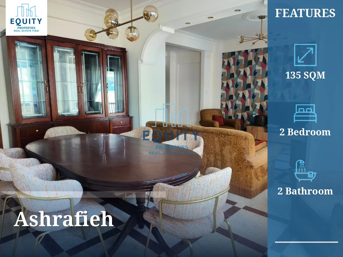 Apartment for rent in Ashrafieh - 2 bed, 2 bath