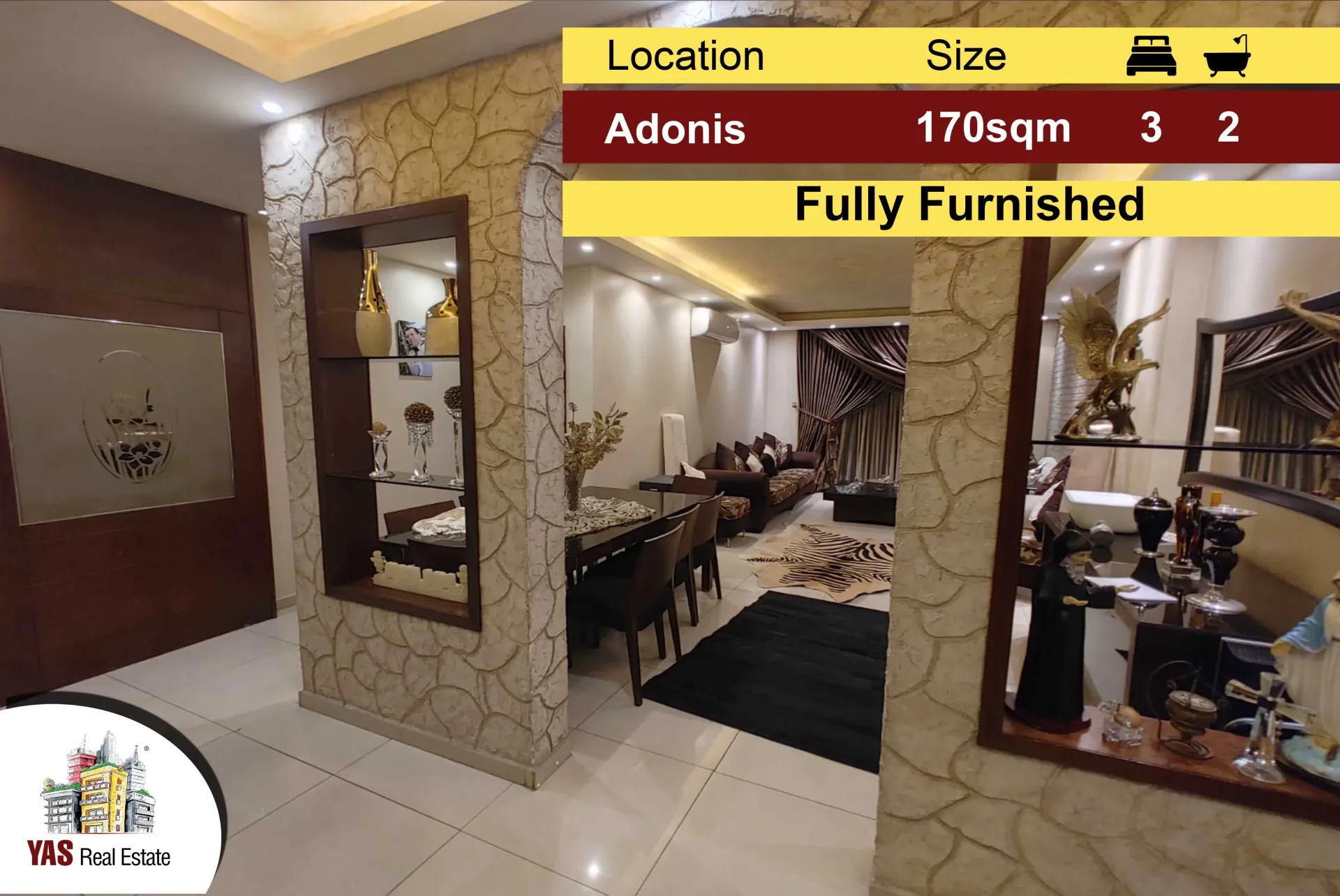 Apartment for Sale in Adonis - 3 bed, 2 bath