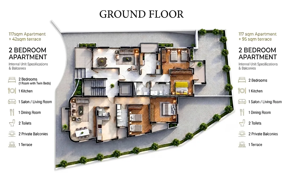 Apartment for sale in Nahr Ibrahim