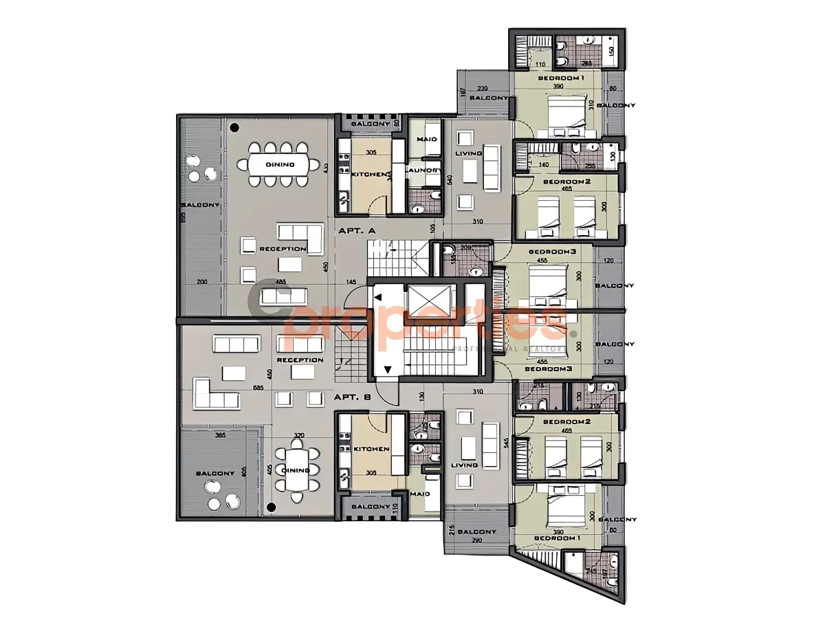 Duplex for Sale in Beit El Chaar - 4 bed, 6 bath