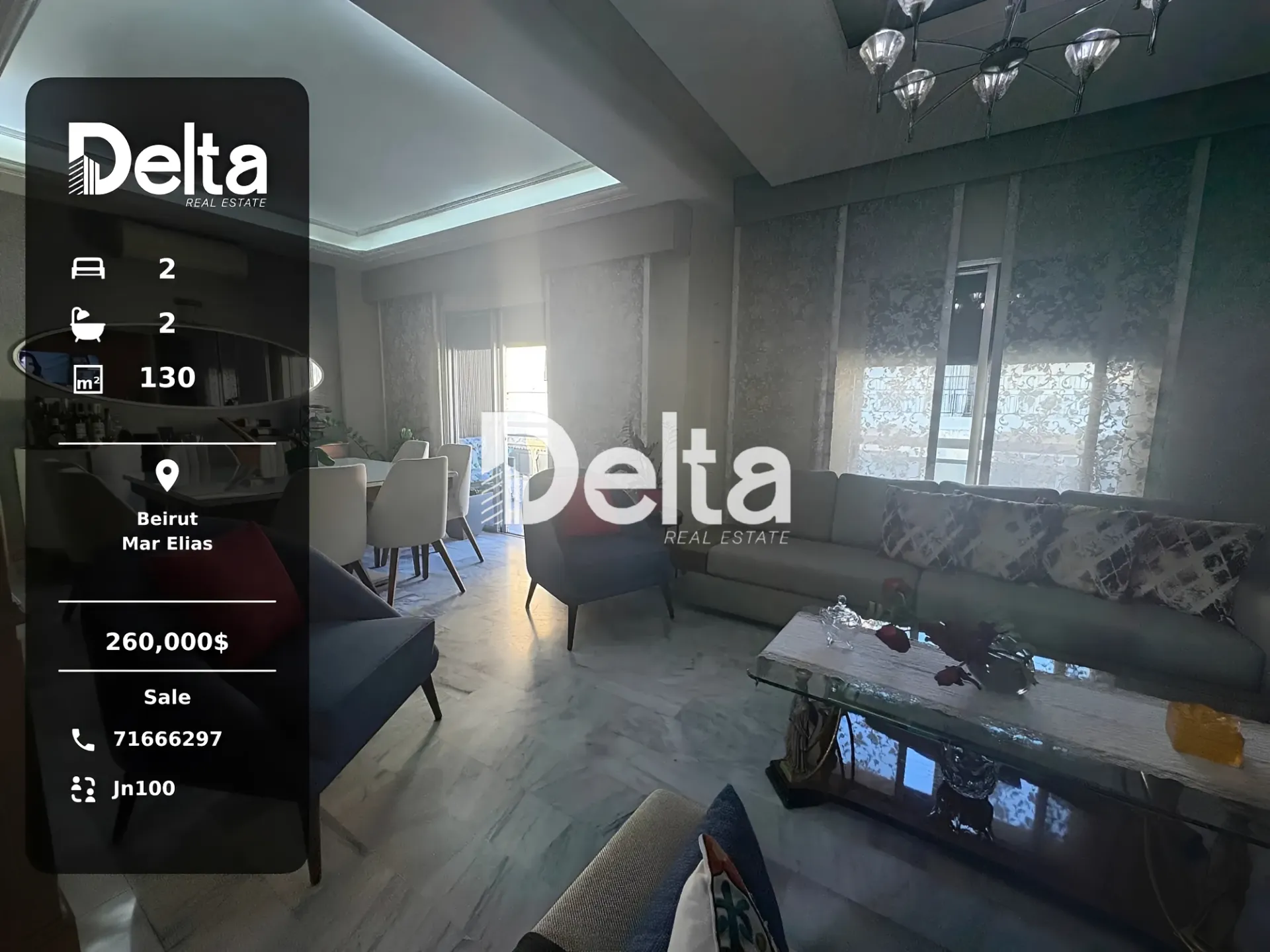 Apartment for sale in Mar elias, beirut, lebanon - 2 bed, 2.0 bath