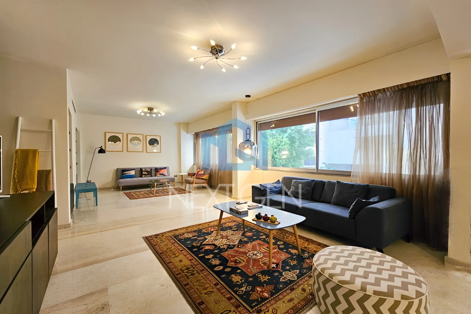 Apartment for rent in Achrafieh, Beirut, Lebanon - 1 bed, 2 bath