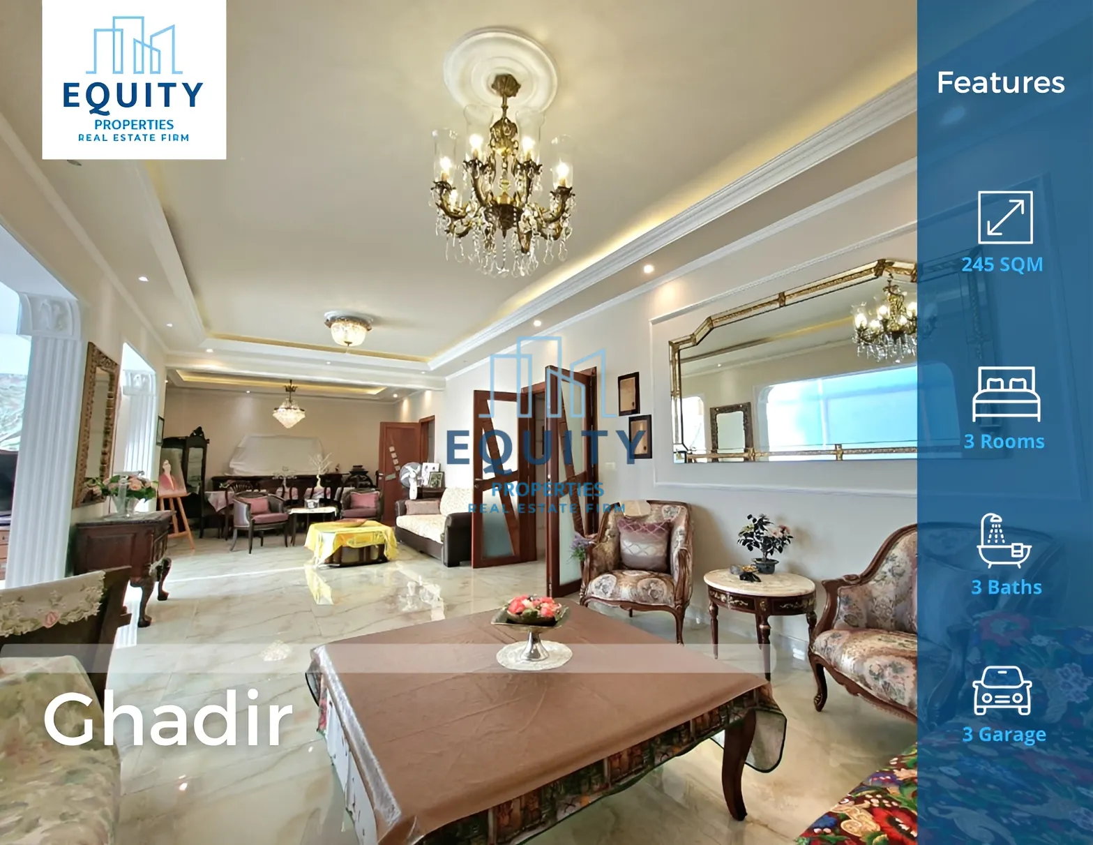Apartment for sale in Ghadir, Lebanon - 3 bed, 3 bath