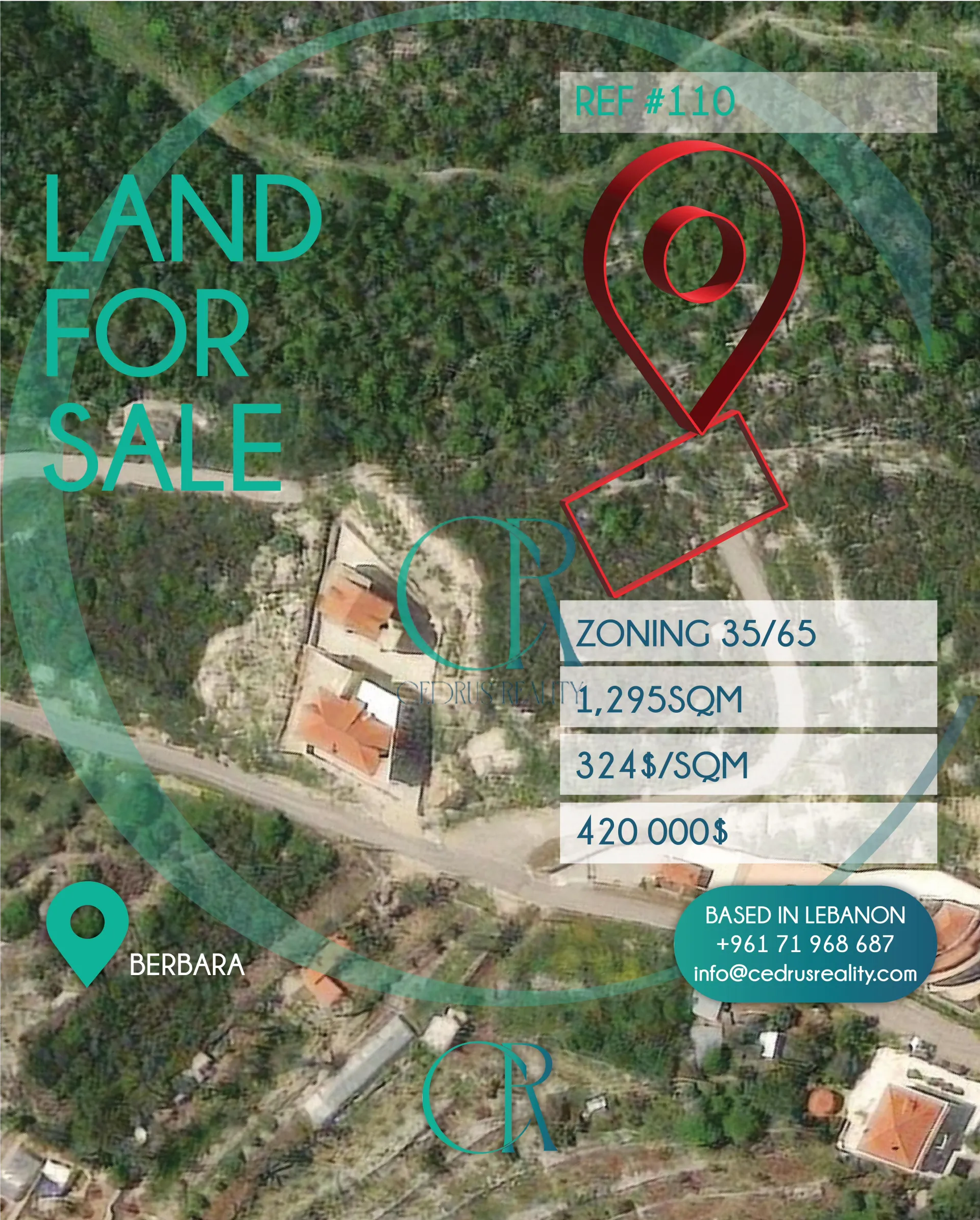 Residential Land for sale in Berbara, Lebanon