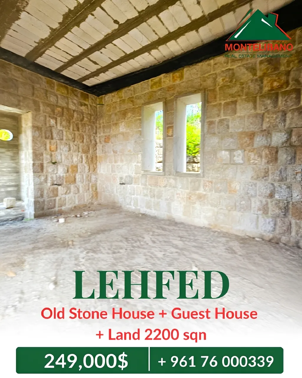 Apartment for sale in Lehfed, Lebanon