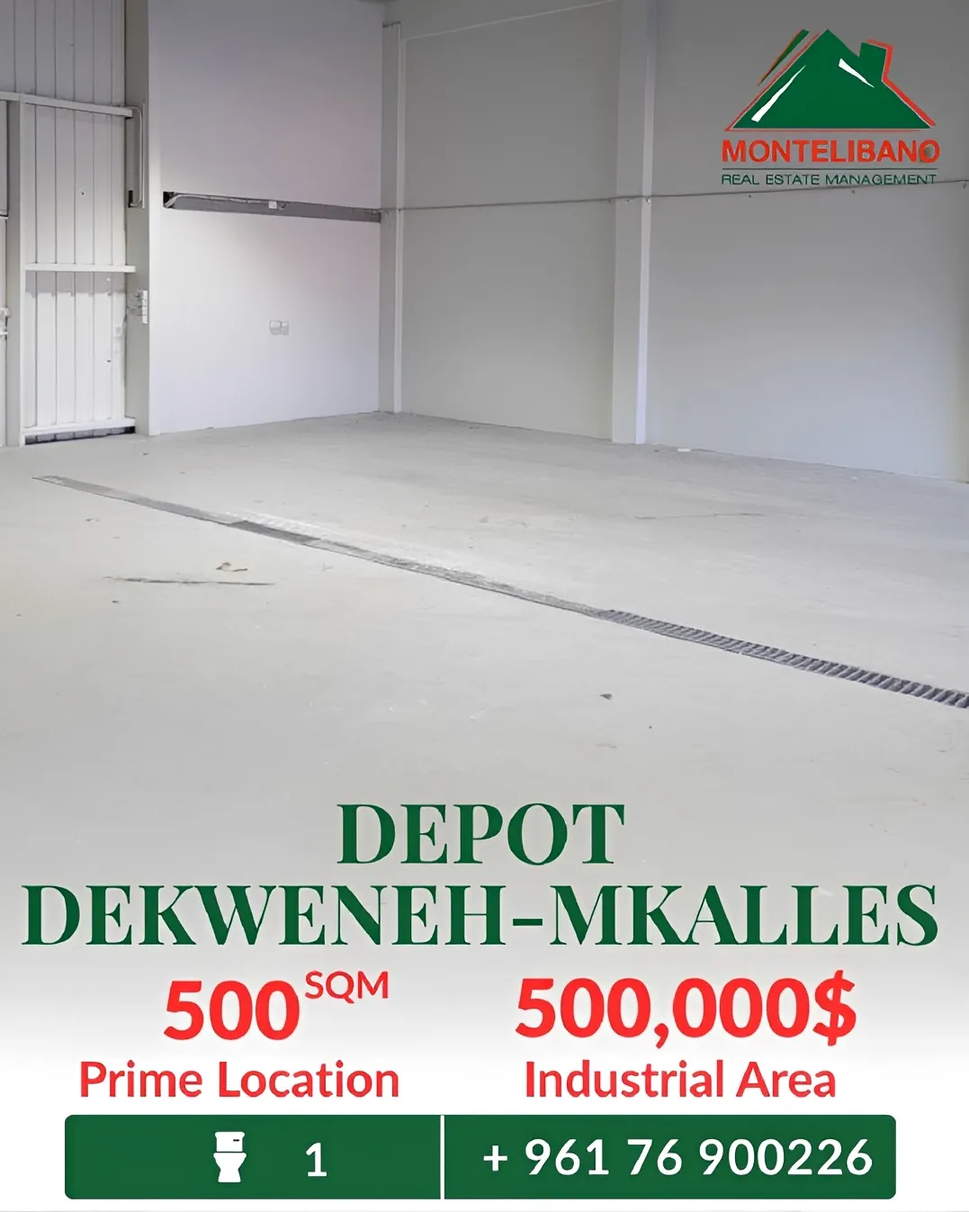 Warehouse for sale in Mkalles, Lebanon
