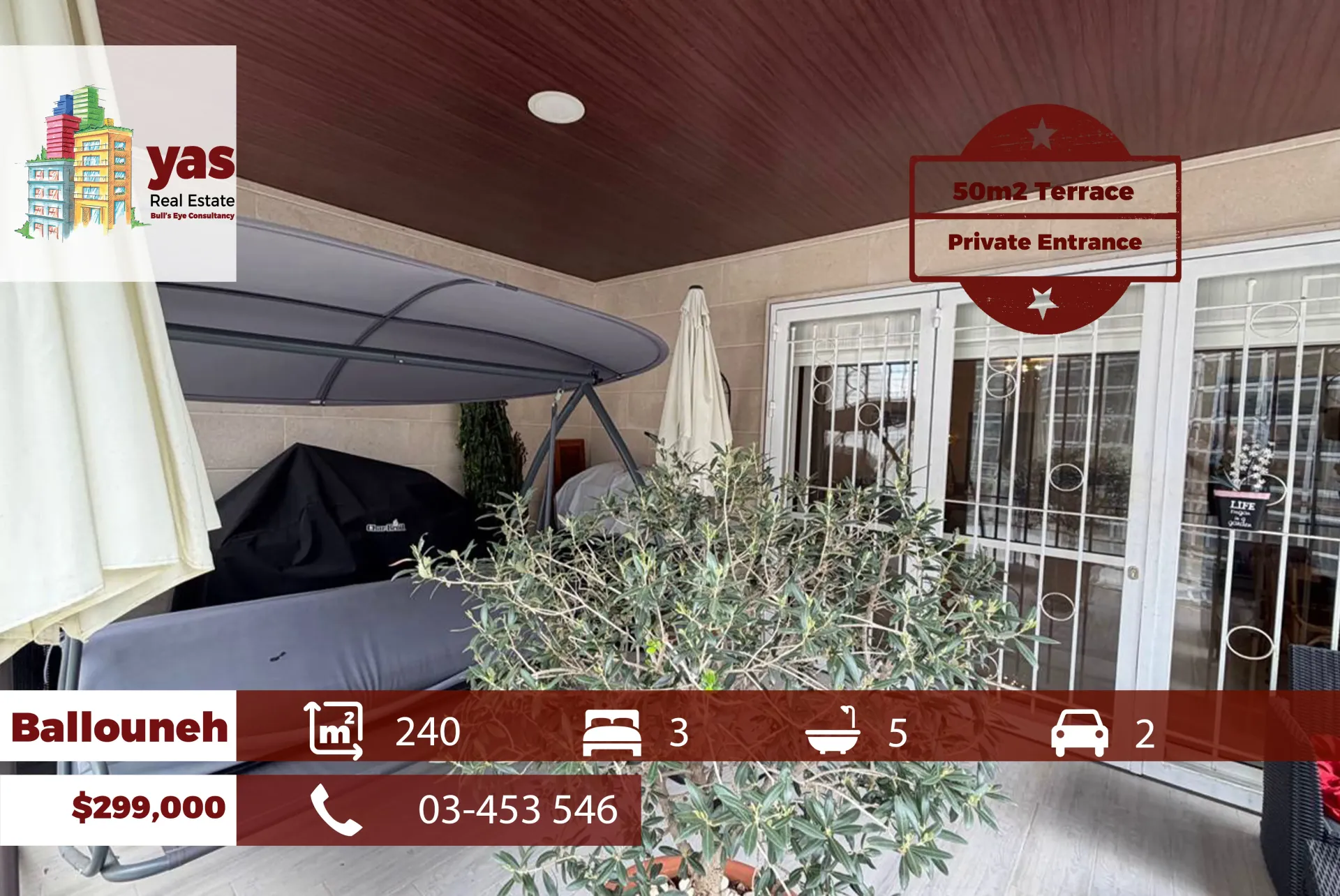 Apartment for Sale in Ballouneh