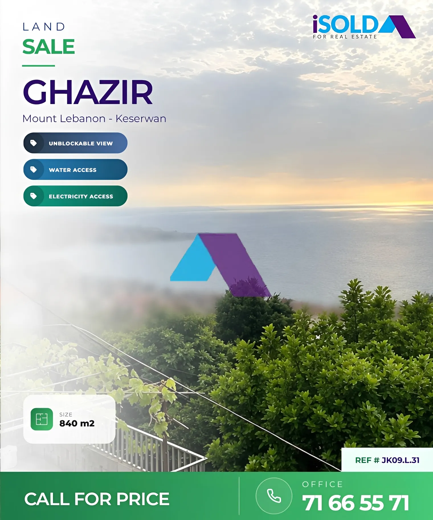 Residential Land for sale in Ghazir