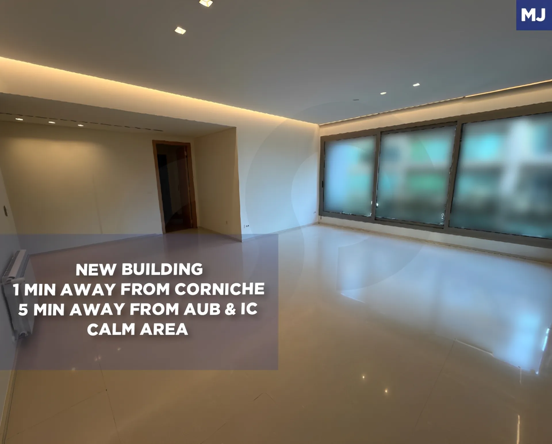 Apartment for Rent in Ain Al Mraiseh, Beirut, Lebanon - 3 bed, 4 bath