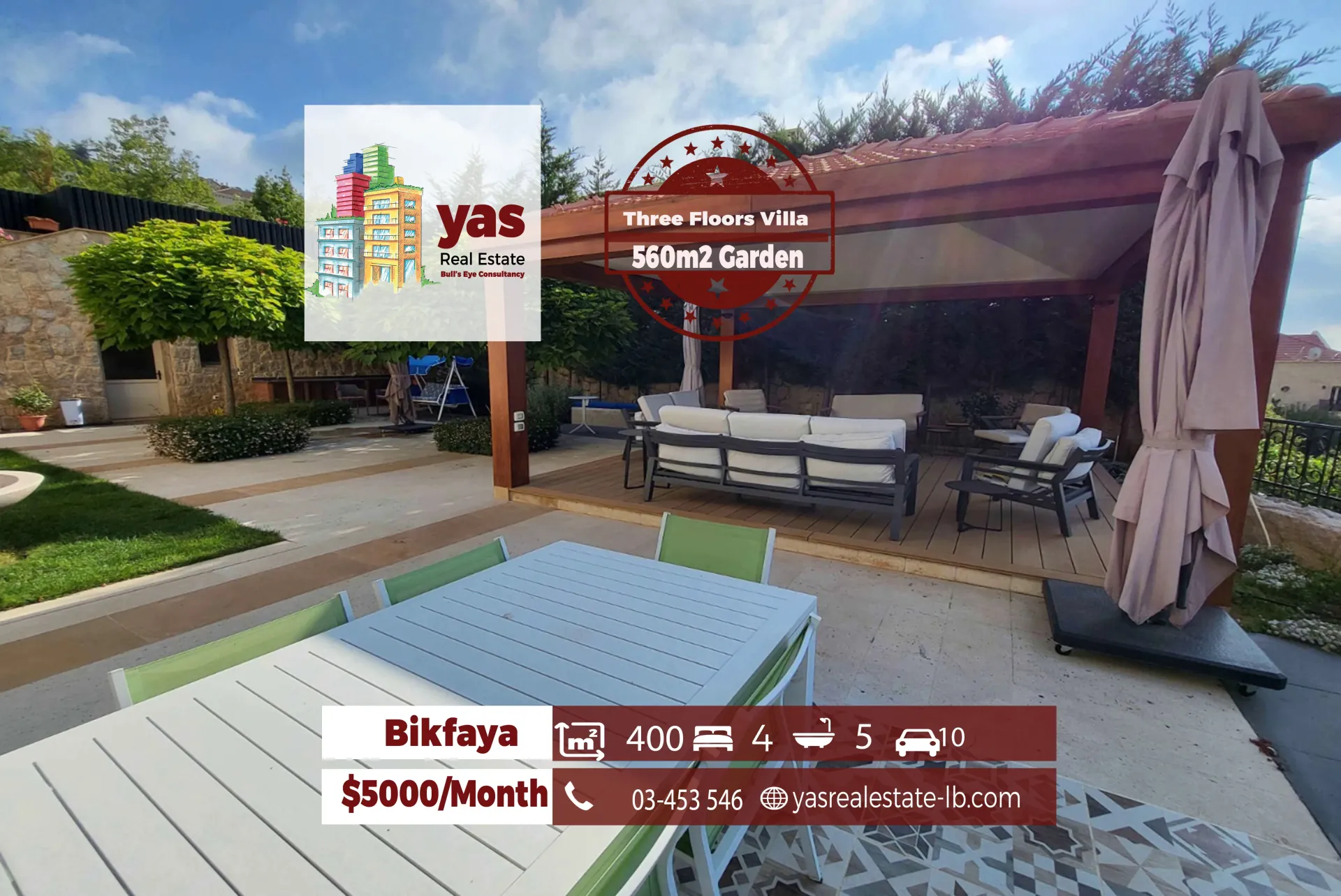 Villa for Sale in Rabieh
