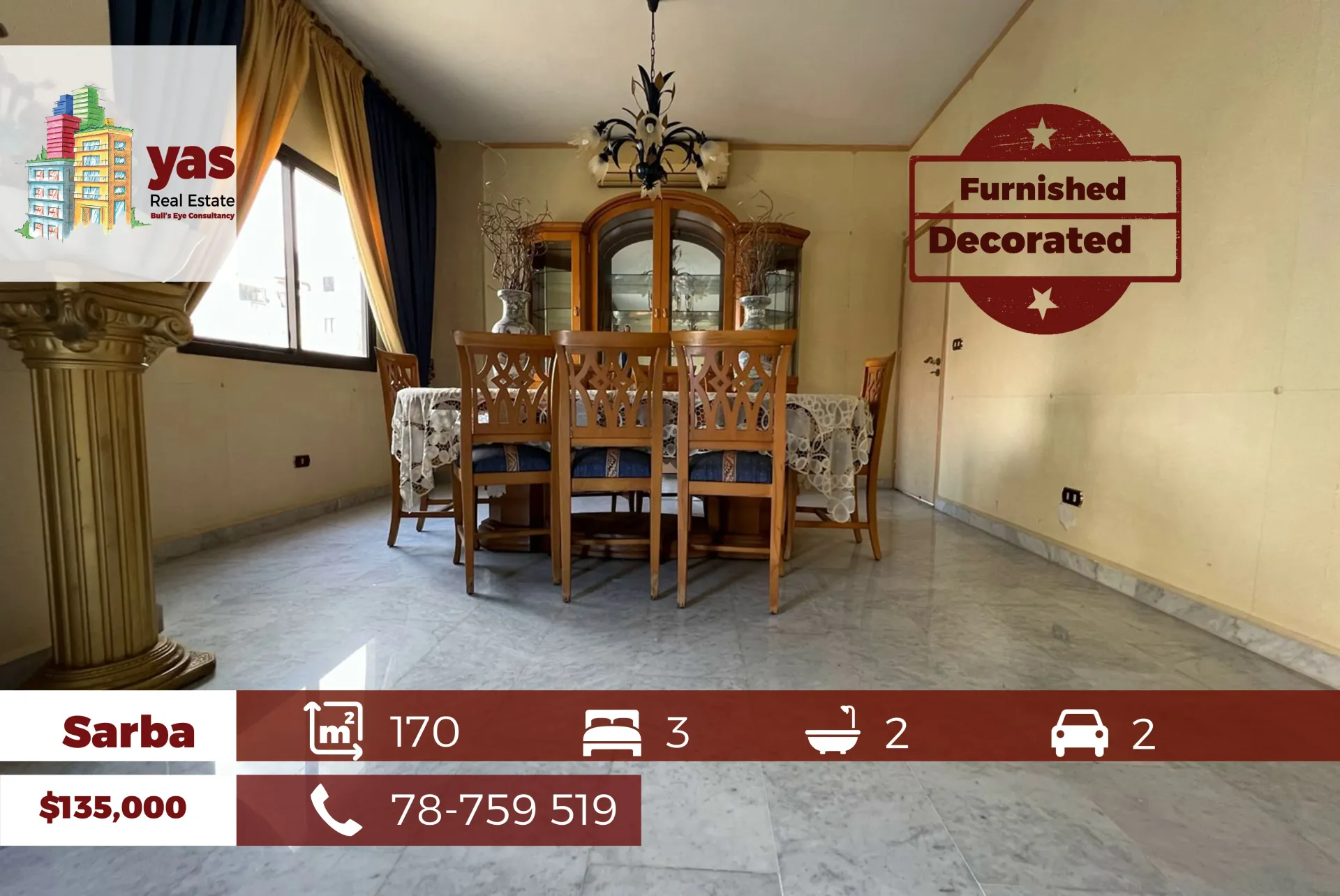 Apartment for Sale in Sarba