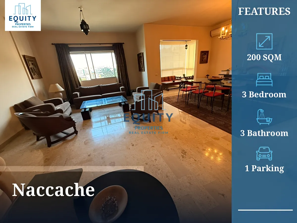 Apartment for rent in Naccache