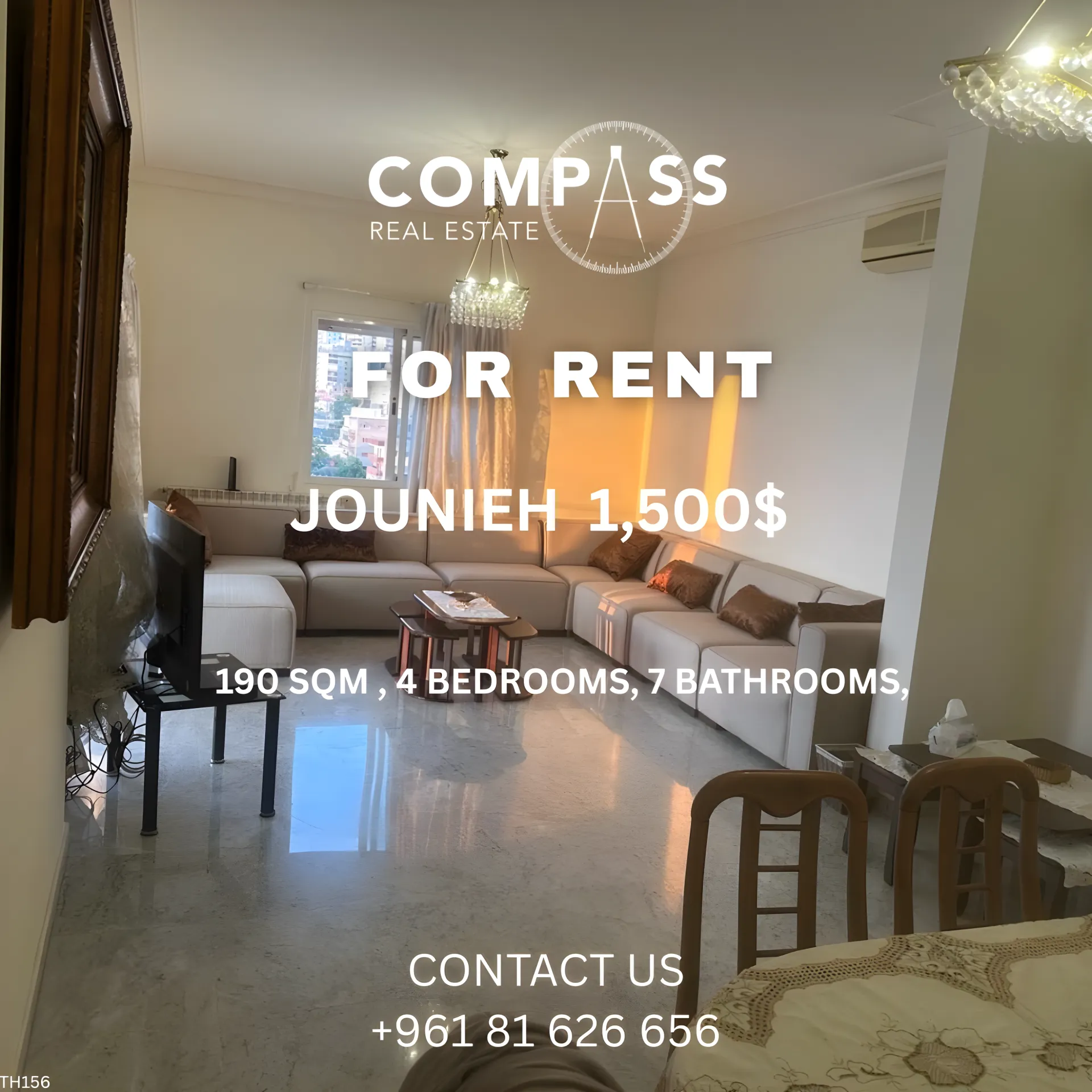 Apartment for rent in Jounieh, Lebanon - 4 bed, 6 bath