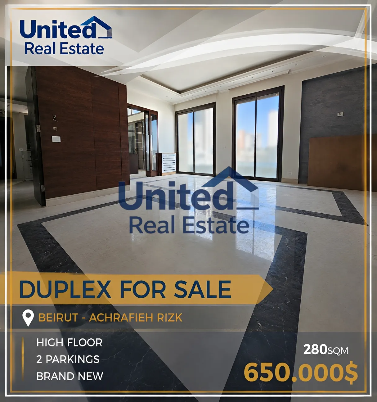 Duplex for sale in Achrafieh, beirut, lebanon