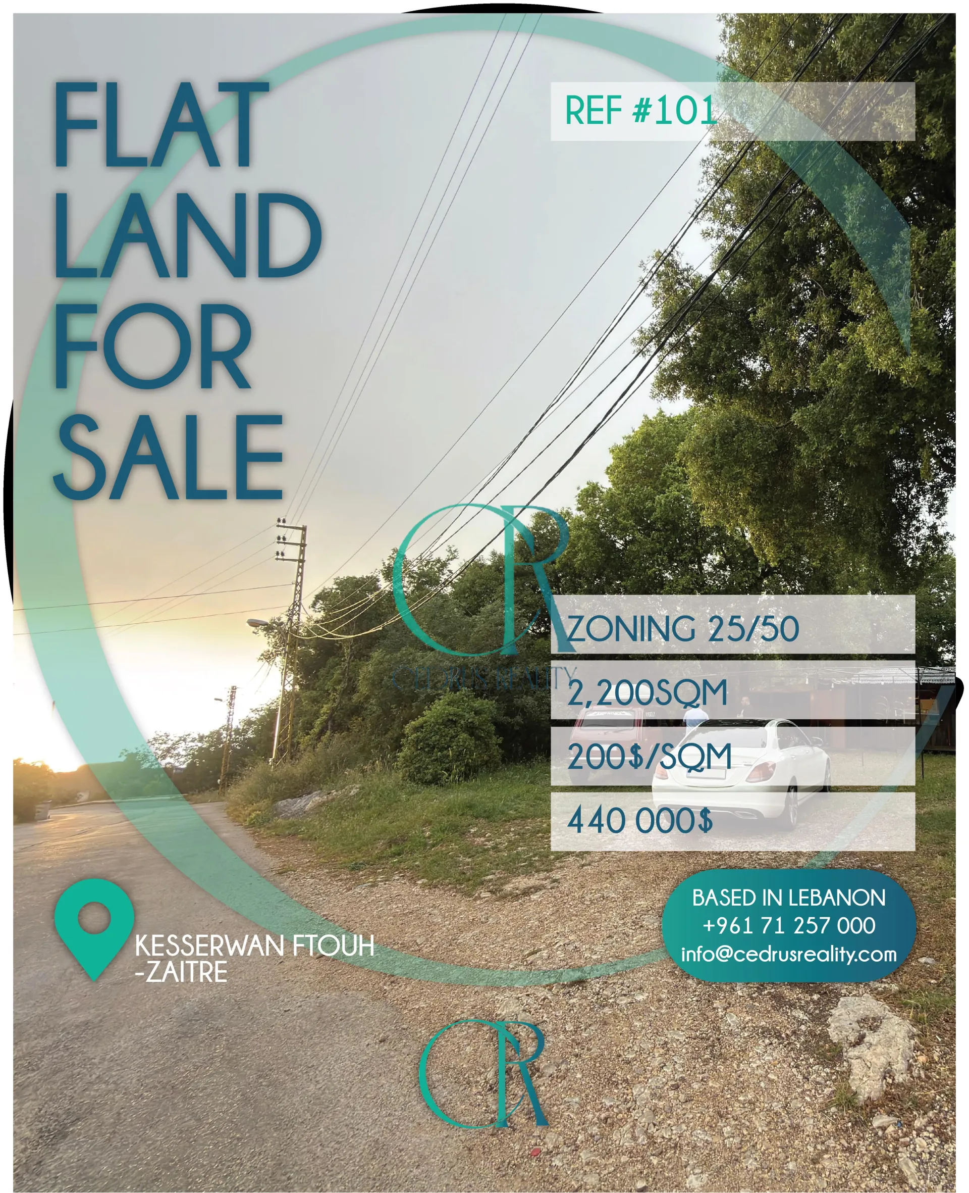 Residential Land for sale in Zaaitra, Lebanon