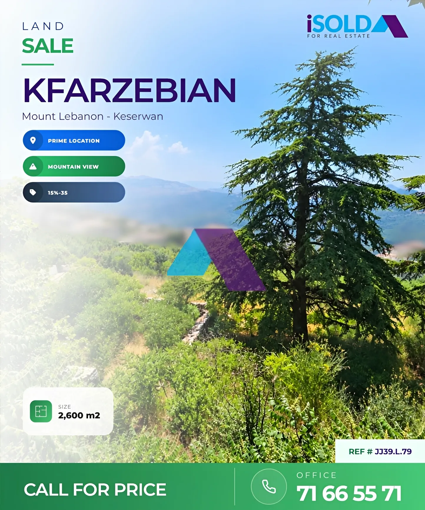 Residential Land for sale in Kfardebian