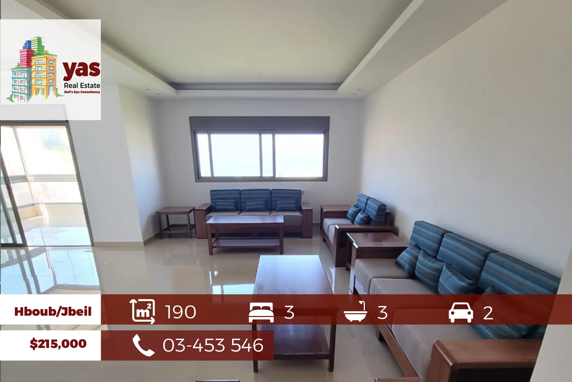 Apartment for Sale in Habboub, Lebanon - 3 bed, 3 bath