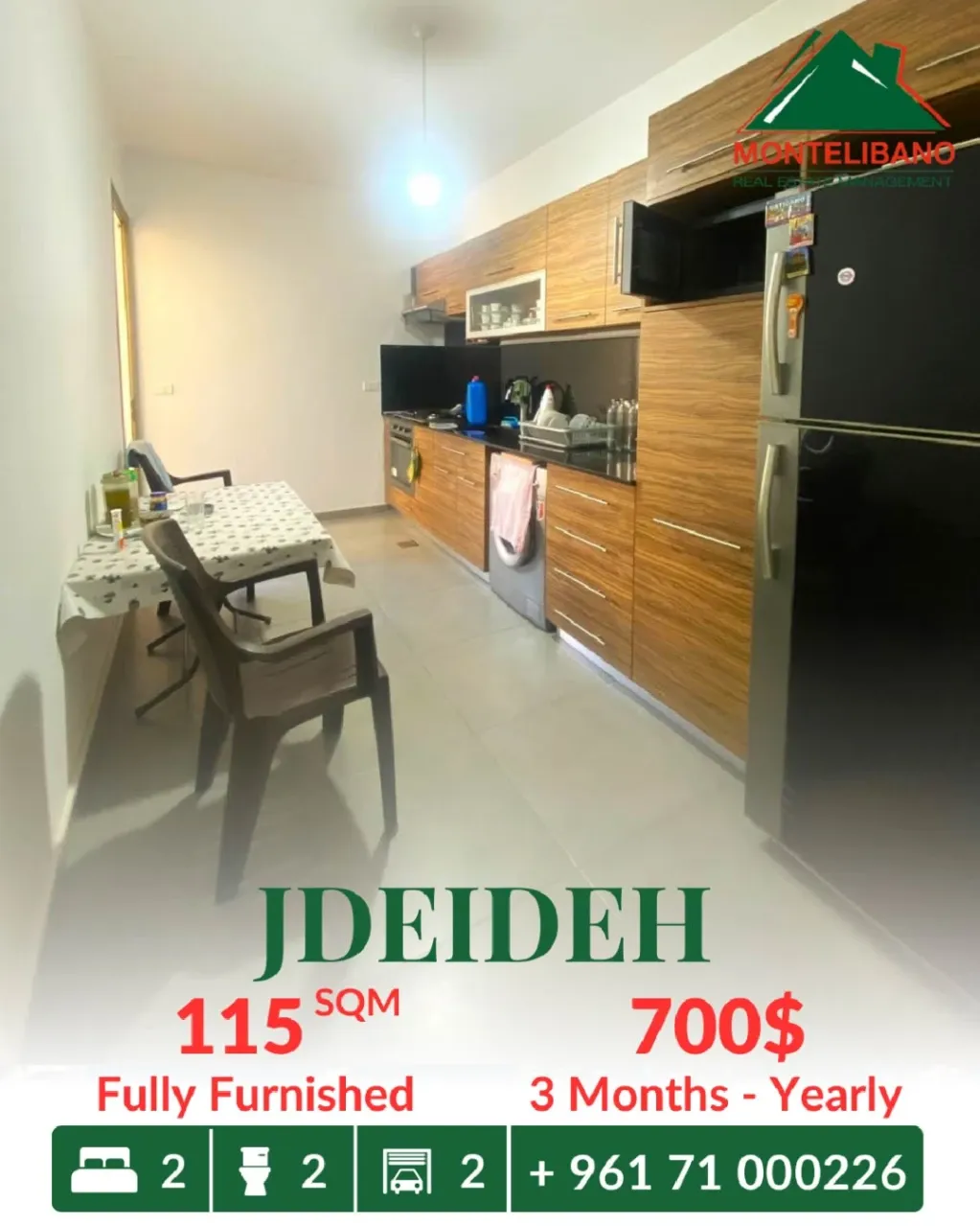 Apartment for rent in Jdeideh, Lebanon